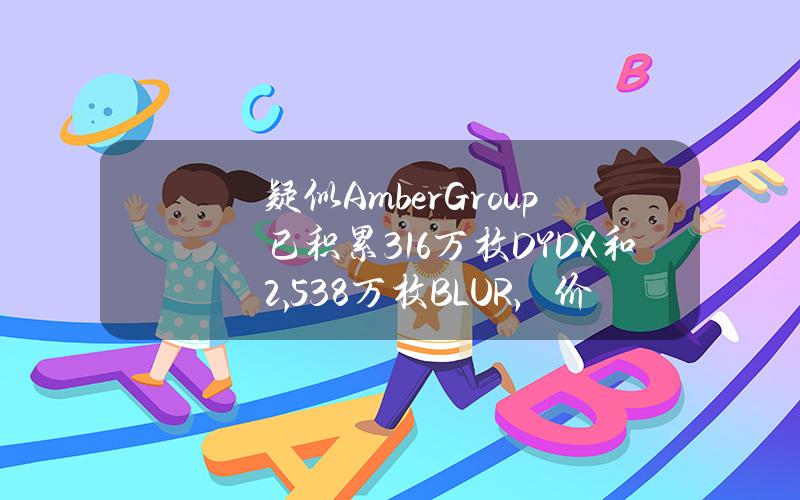 疑似AmberGroup已积累316万枚DYDX和2,538万枚BLUR，价值3,000万美元