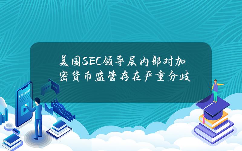 美国SEC领导层内部对加密货币监管存在严重分歧