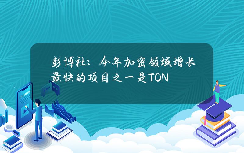 彭博社：今年加密领域增长最快的项目之一是TON