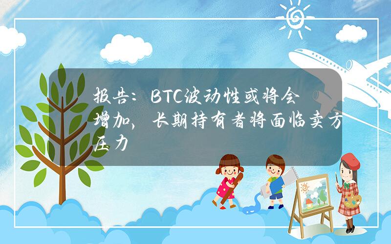 报告：BTC波动性或将会增加，长期持有者将面临卖方压力