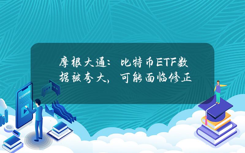 摩根大通：比特币ETF数据被夸大，可能面临修正