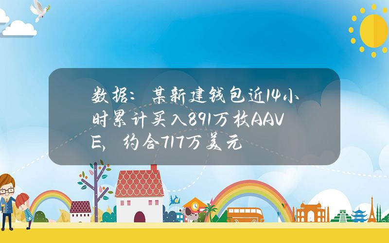 数据：某新建钱包近14小时累计买入8.91万枚AAVE，约合717万美元