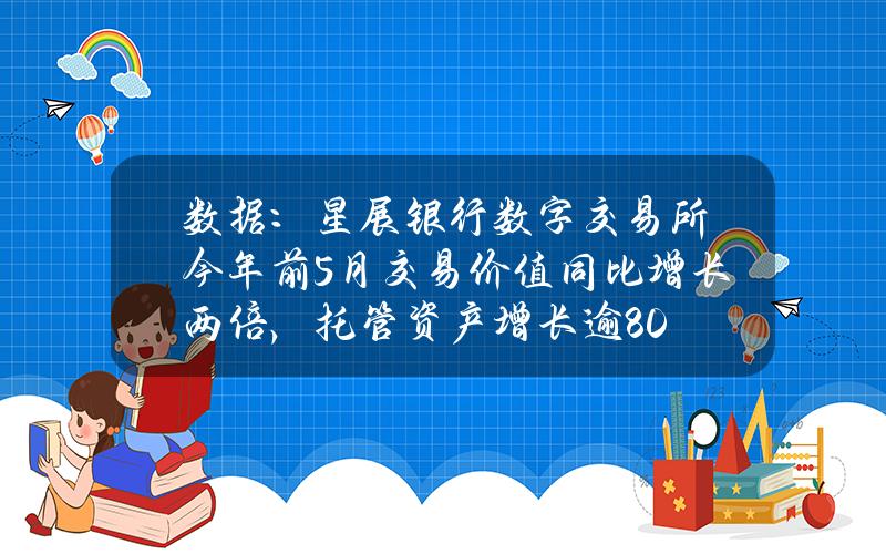 数据：星展银行数字交易所今年前5月交易价值同比增长两倍，托管资产增长逾80%