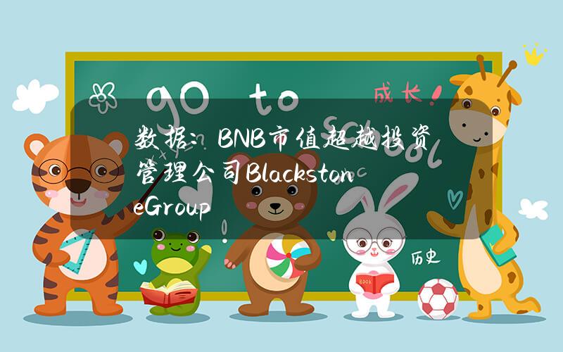 数据：BNB市值超越投资管理公司BlackstoneGroup