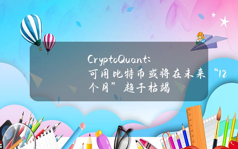 CryptoQuant：可用比特币或将在未来“12个月”趋于枯竭