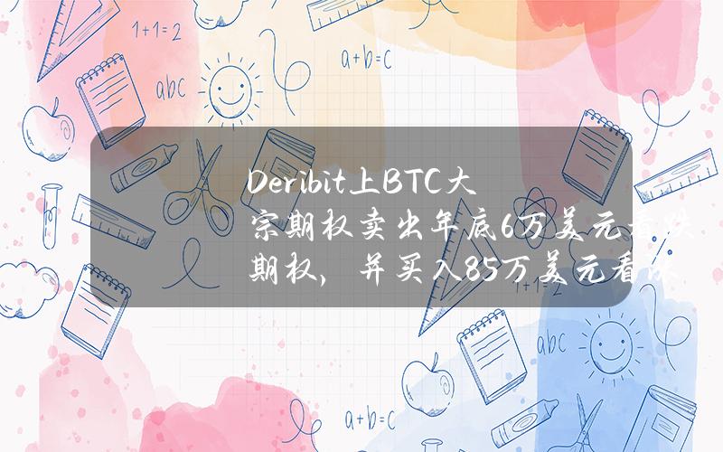 Deribit上BTC大宗期权卖出年底6万美元看跌期权，并买入8.5万美元看涨期权