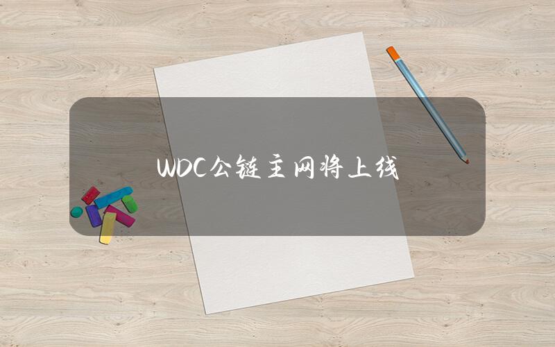 WDC公链主网将上线