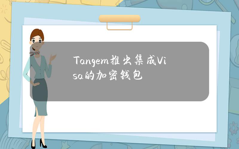 Tangem推出集成Visa的加密钱包